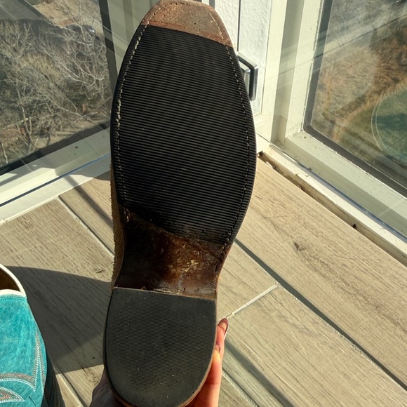 Kemosabe Teal and Brown Cowboy Boots Like New - Picture 8 of 8